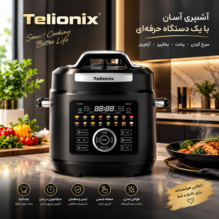 مولتی کوکر تلیونیکس 3675